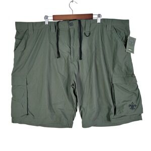 Boy Scouts Of America Shorts Adult 3XL Green Cargo Centennial Uniform NWT